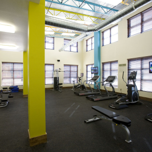 fitness center at La Frontera Square