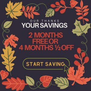 2 months free OR 4 months 1/2 off