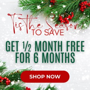 1/2 off for 6 months special